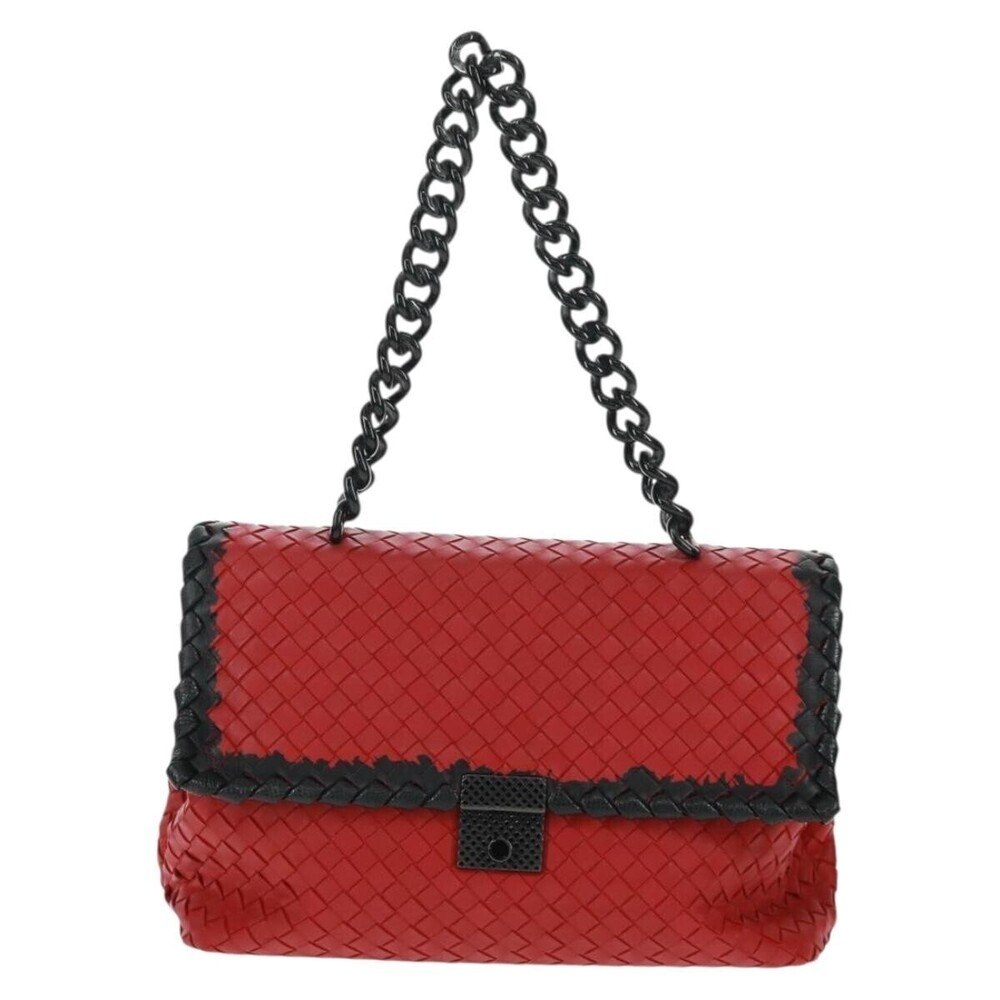 Bottega Veneta Glass Intrecciato Nappa with Snakeskin Small